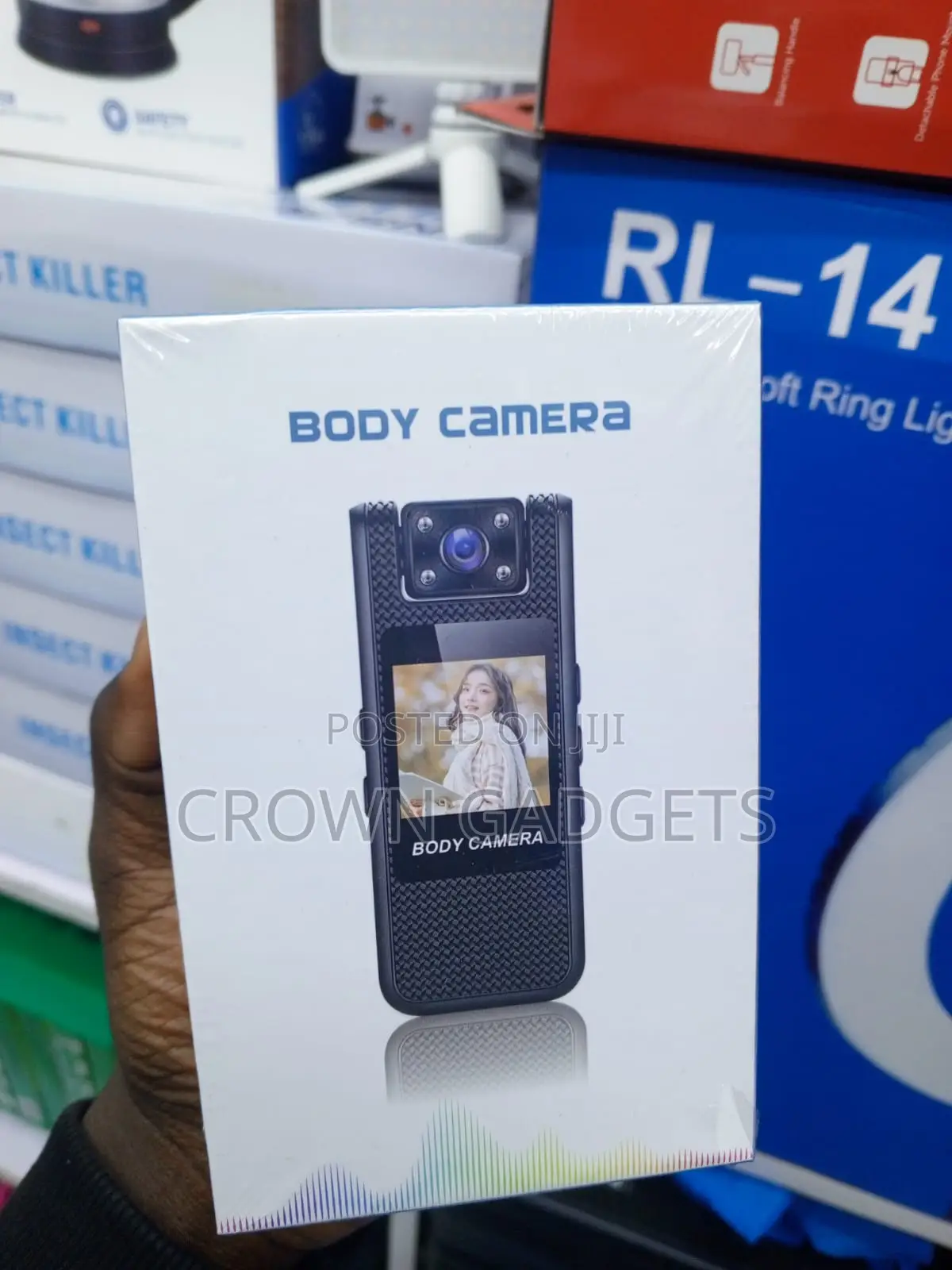 Portable Mini Body Cam With Clip, Screen Night Vision