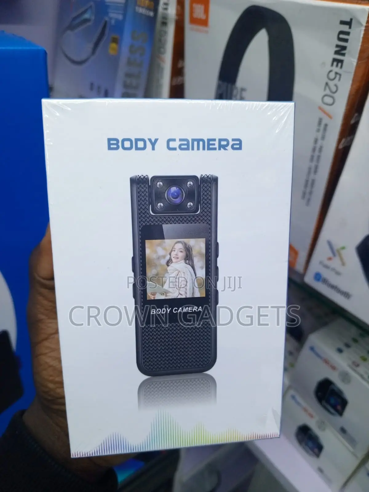 Portable Mini Body Cam With Clip, Screen Night Vision