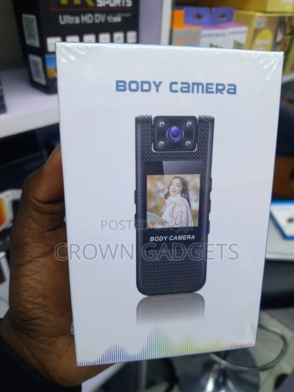 Portable Mini Body Cam With Clip, Screen Night Vision
