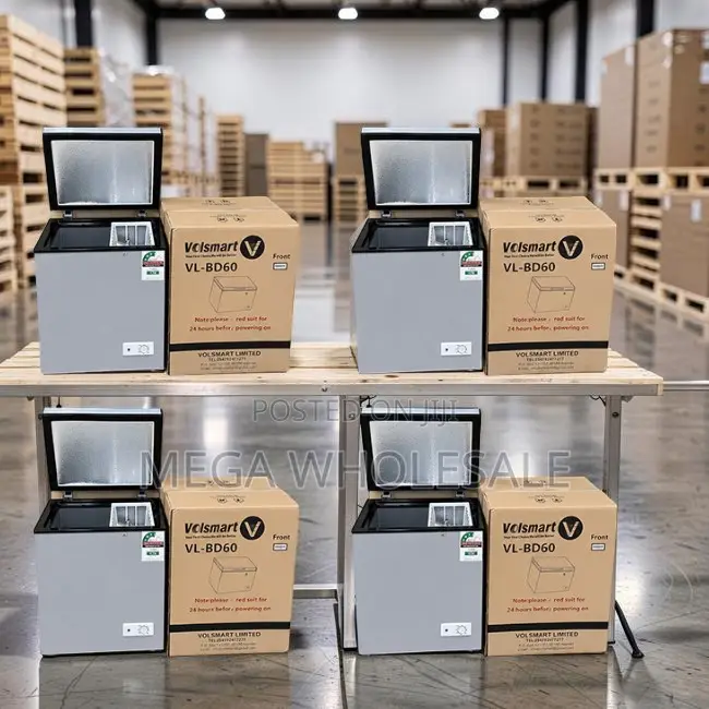 Powerful Energy-Saving 60L Litre Volsmart Chest Freezer Deep Freezers