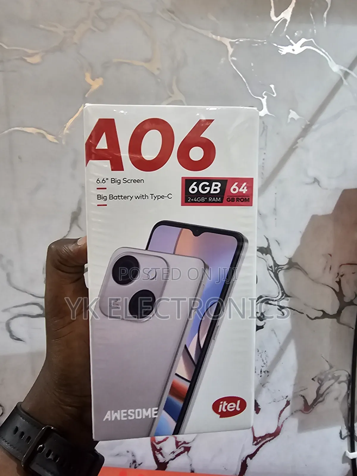 New Itel A06 64 GB Gold