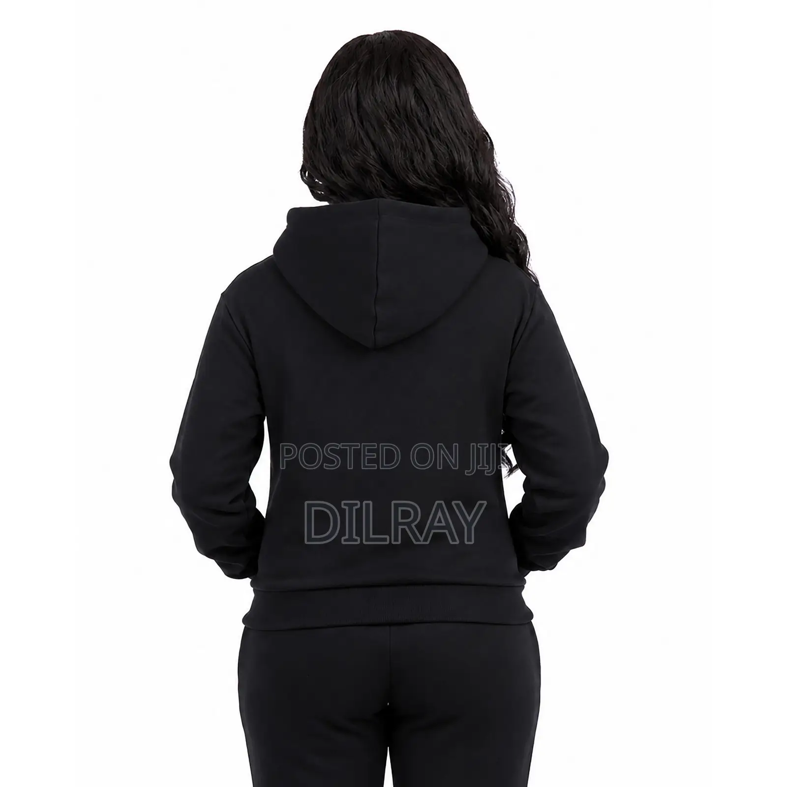 Black Square Hoodie