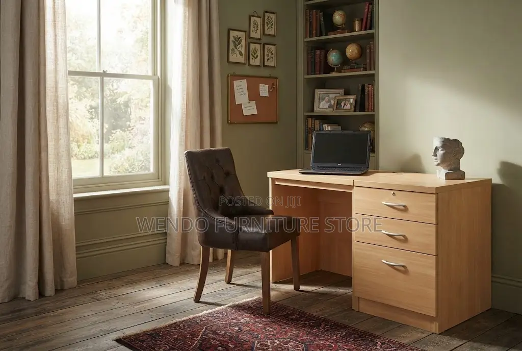 Office Desk; 1200mm Home Office Wooden Storage Desk
