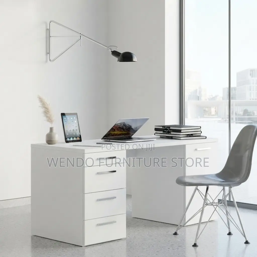 Office Desk; 1200mm Home Office Wooden Storage Desk