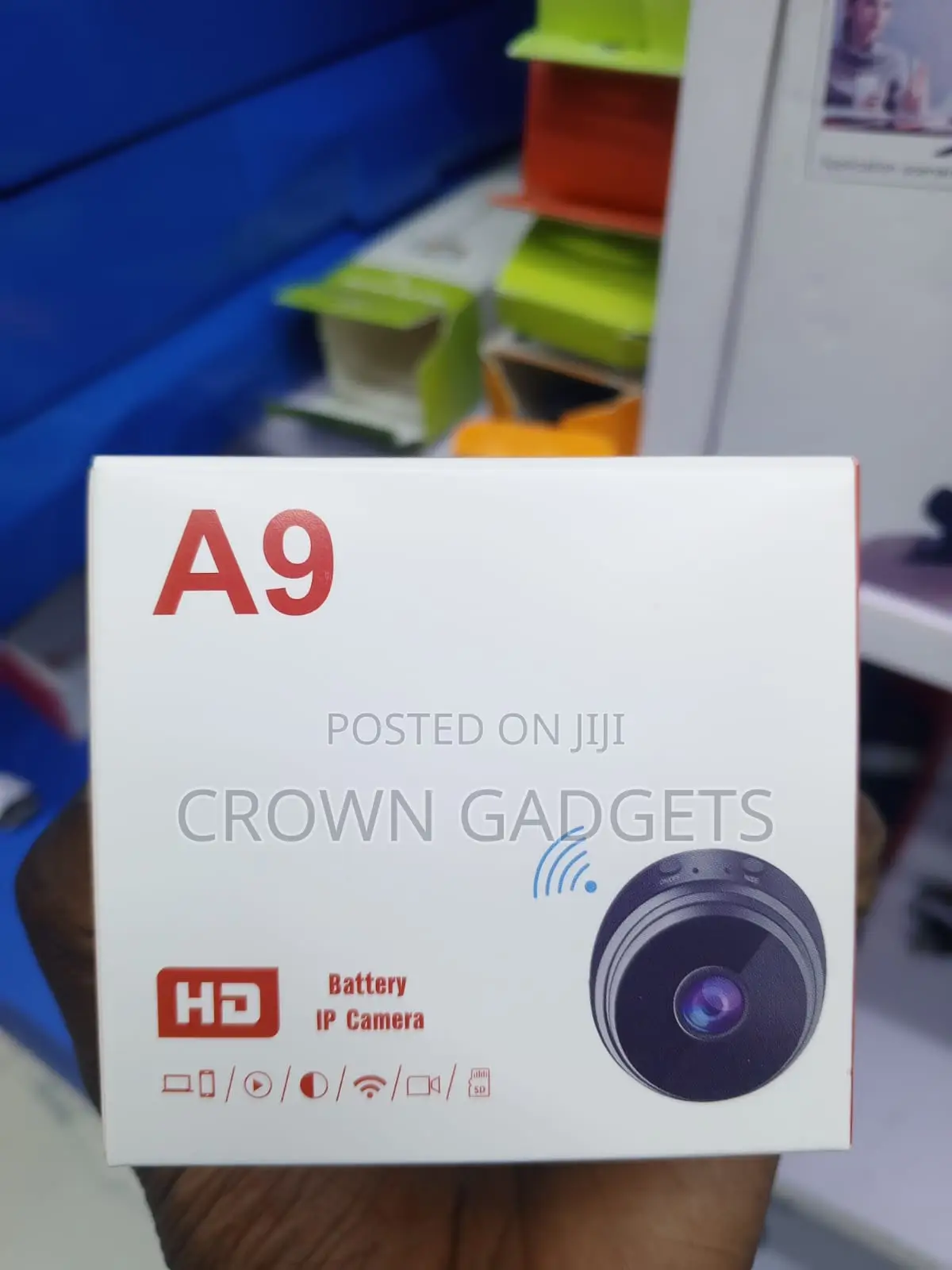 A9 Wireless WiFi Security Camera With Magnetic Base Battery