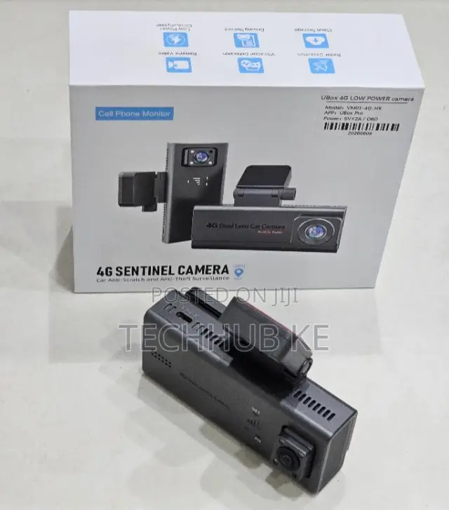 4G Dash Camera Dual Lens Vehicle Camera With Sentinel Monitoring