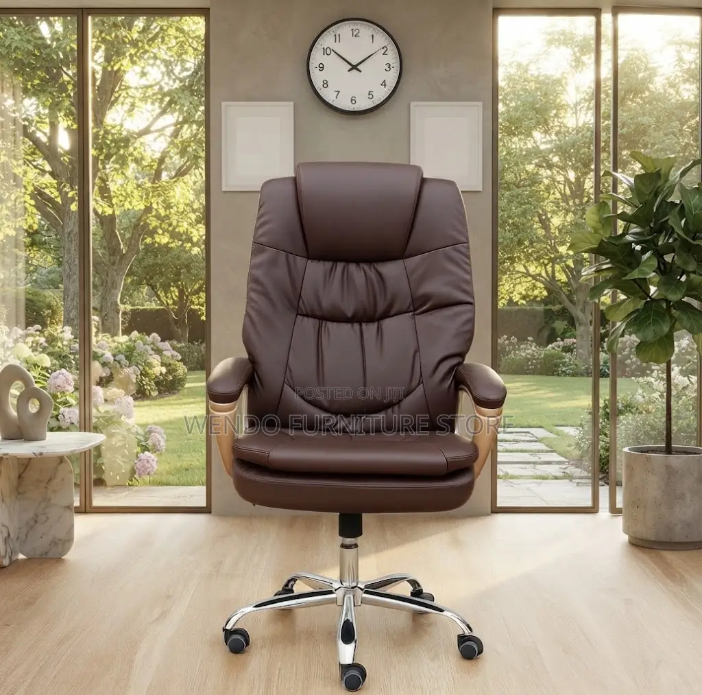 Office Chairs; Executive Leather Supportive Office Chair