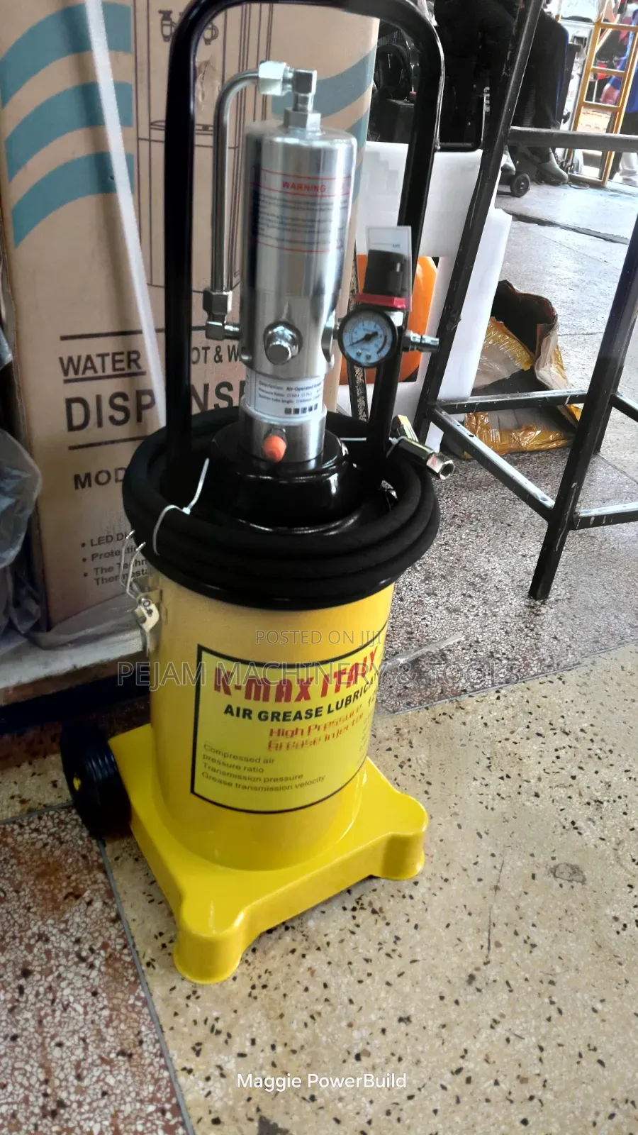 12L Kmax Italy Pneumatic High-Pressure Grease Lubricator