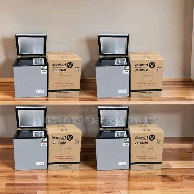 Powerful Energy-Saving 60L Litre Volsmart Chest Freezer Deep Freezers
