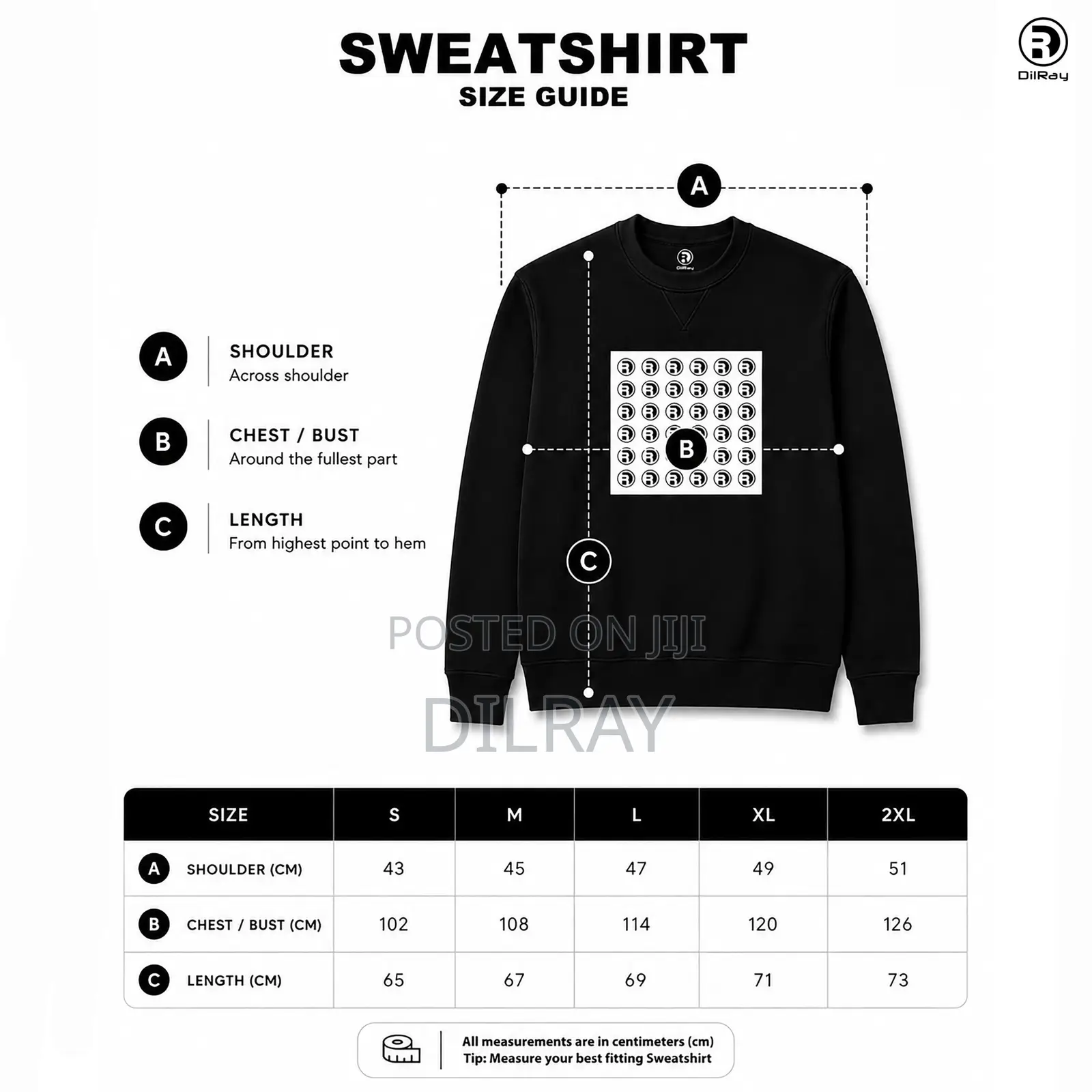 Black Square Sweatshirt