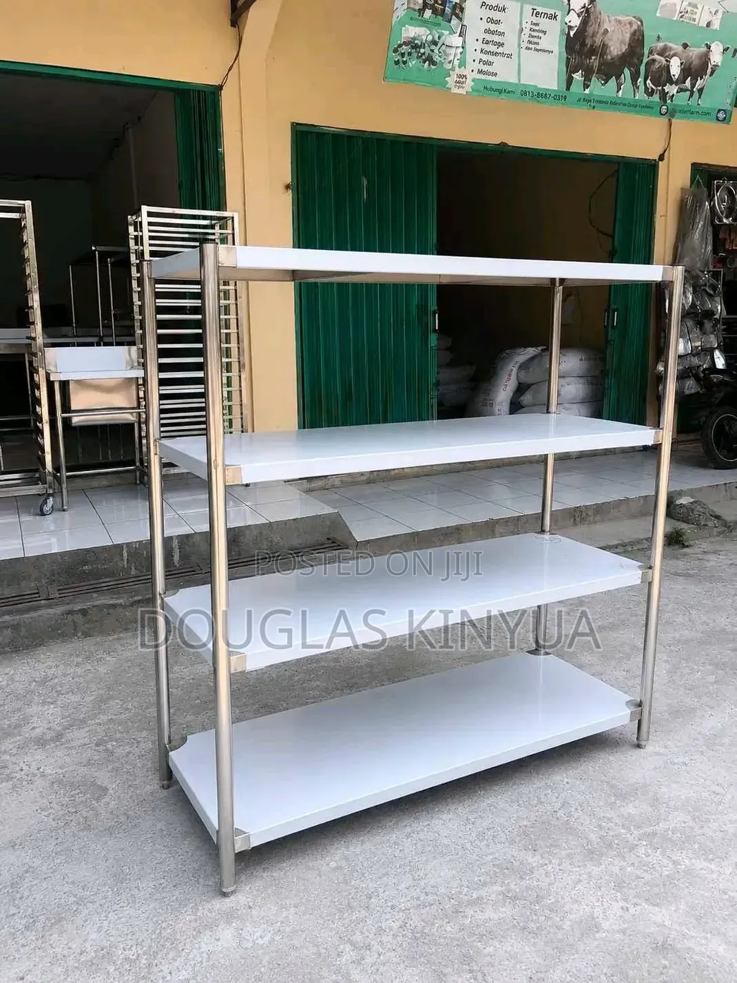 Stainless Steel Shelving Rack