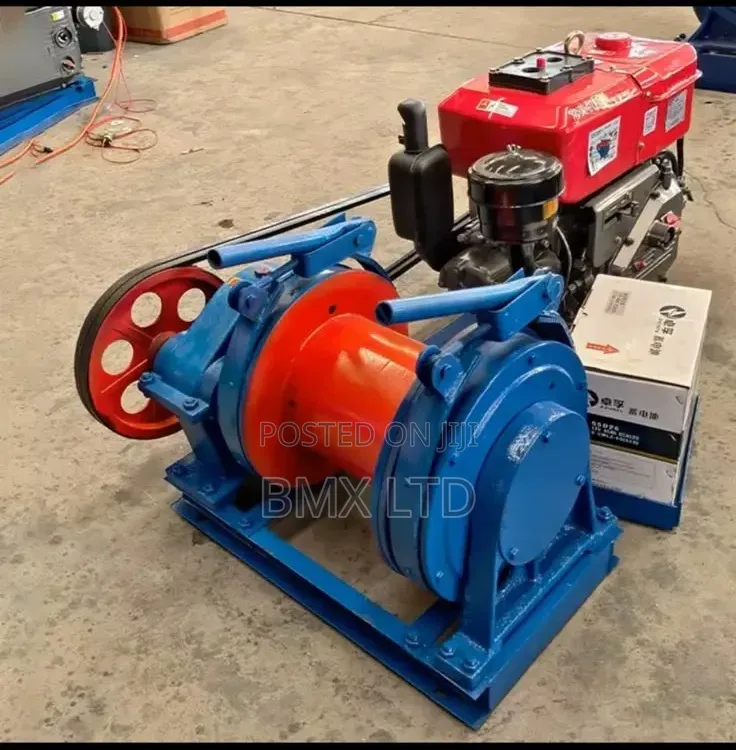 Heavy Duty Single Cylinder Diesel Winch