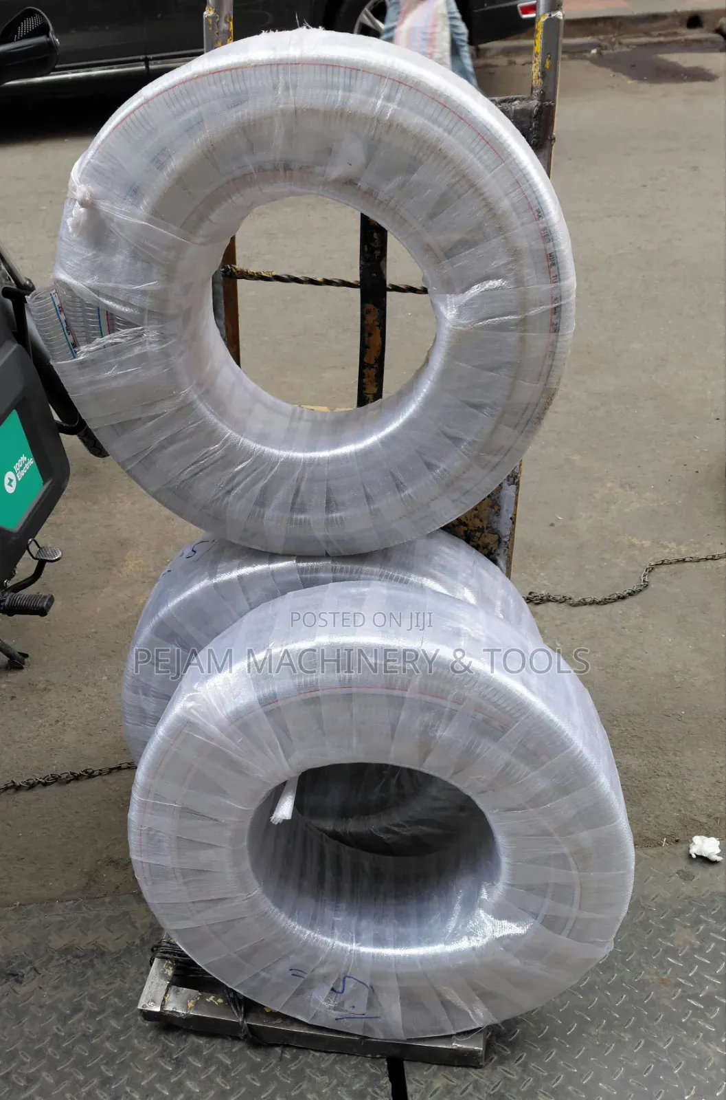 1.5" Clear Wired Suction Pipe 30metres Roll