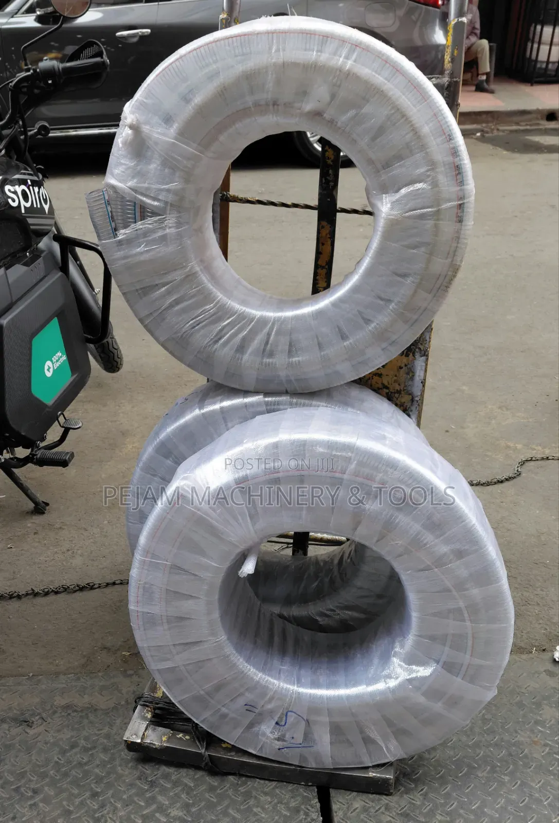 1.5" Clear Wired Suction Pipe 30metres Roll