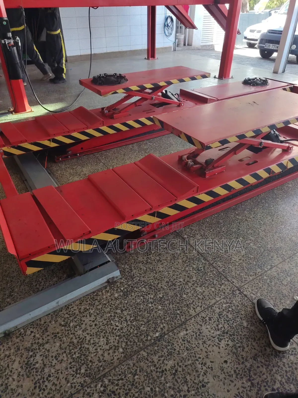 Power Supply 220V /380v Heavy Duty Big Scissor Lift Machine Sunshine