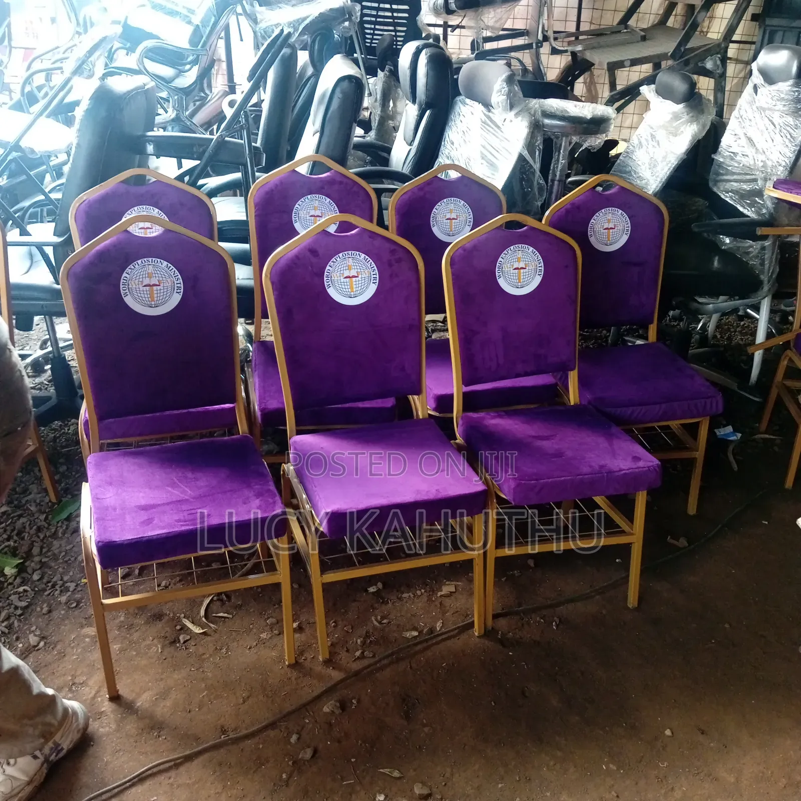 Embroidery Church Chairs