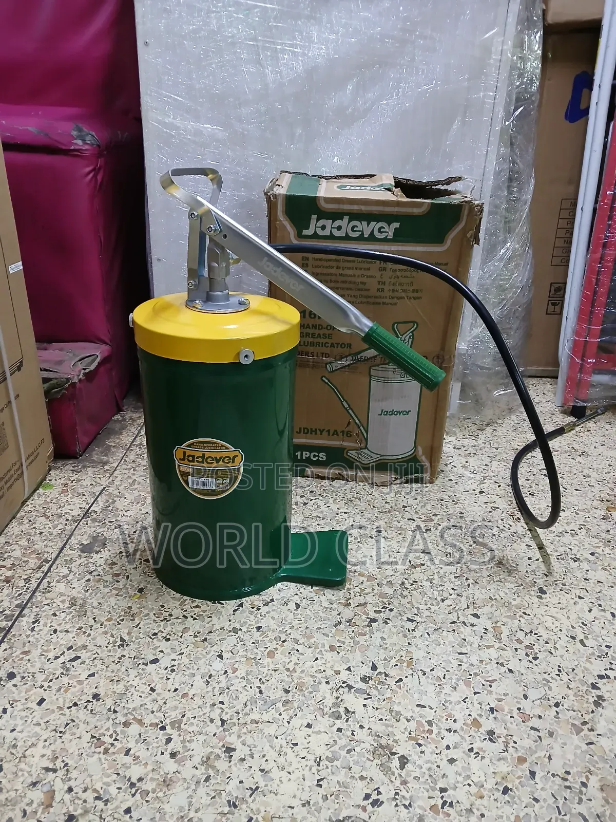 Jadever 16KG Hand-Operated Grease Lubricator