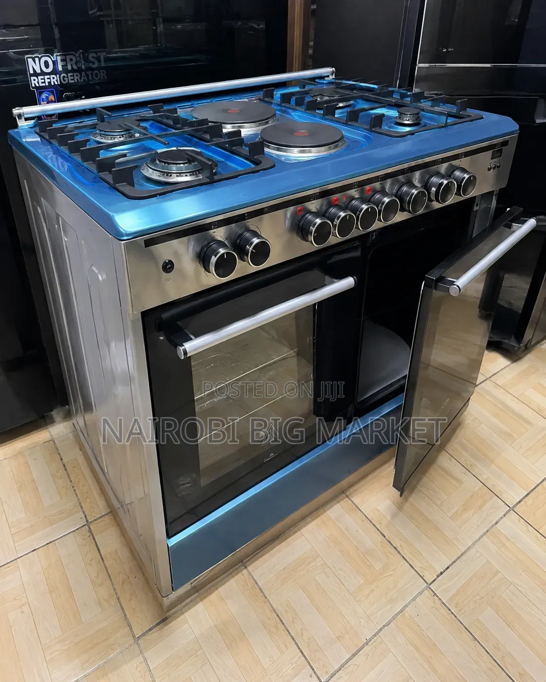 60*90 Haier 4+2 Standing Cooker With Gas Compartment and Sensor