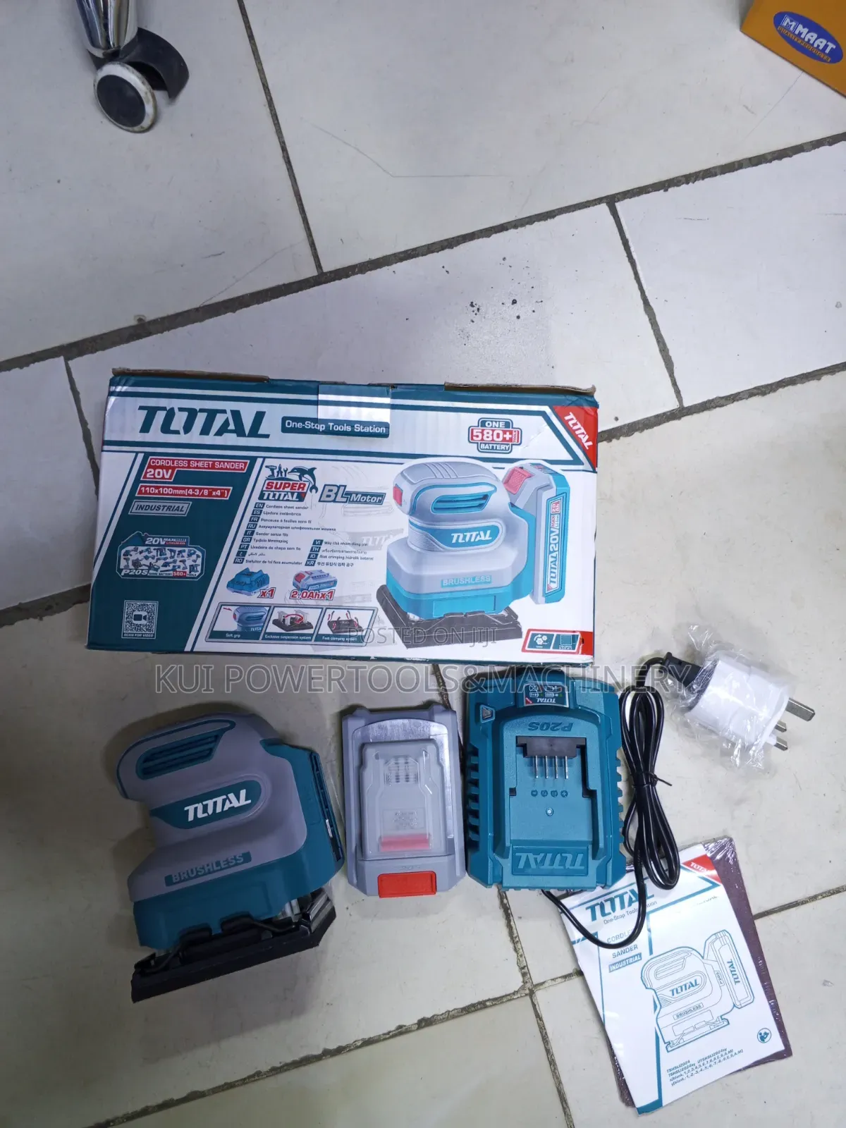 Total Cordless Sheet Sander/ Cordless Sheet Sander