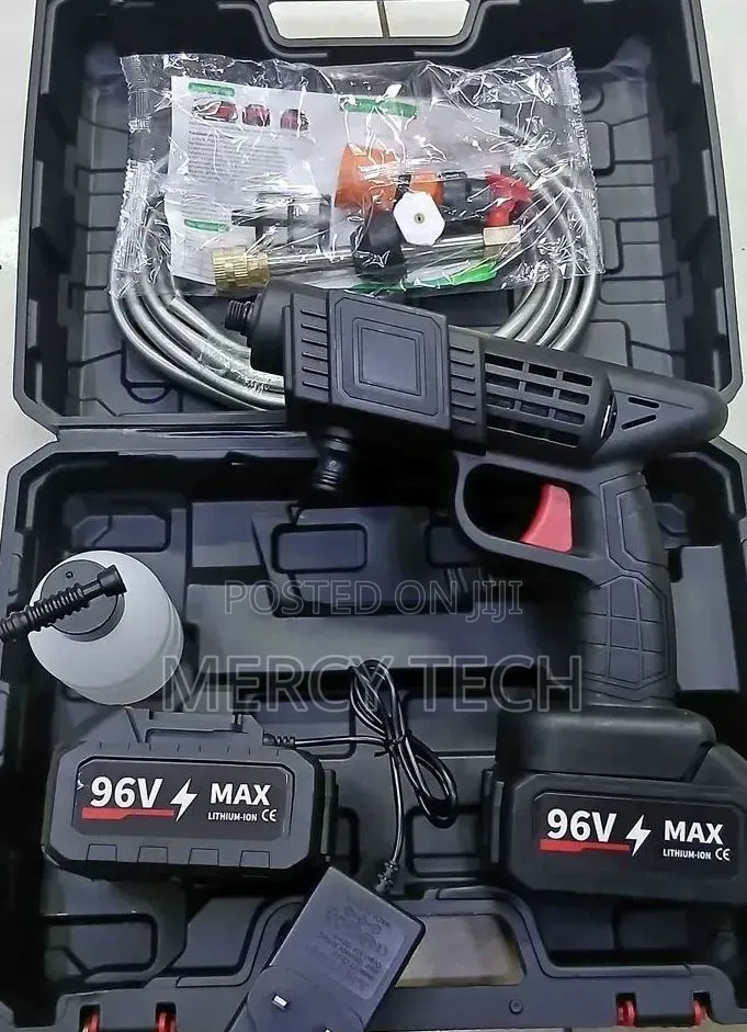 Wireless Car Wash Spray Gun Machine With Portable Lithium Battery.