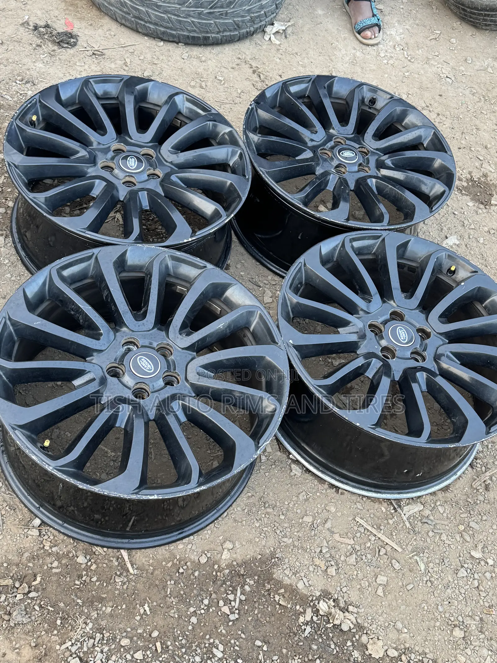 Black Original EX UK 22 Inch Rims Set