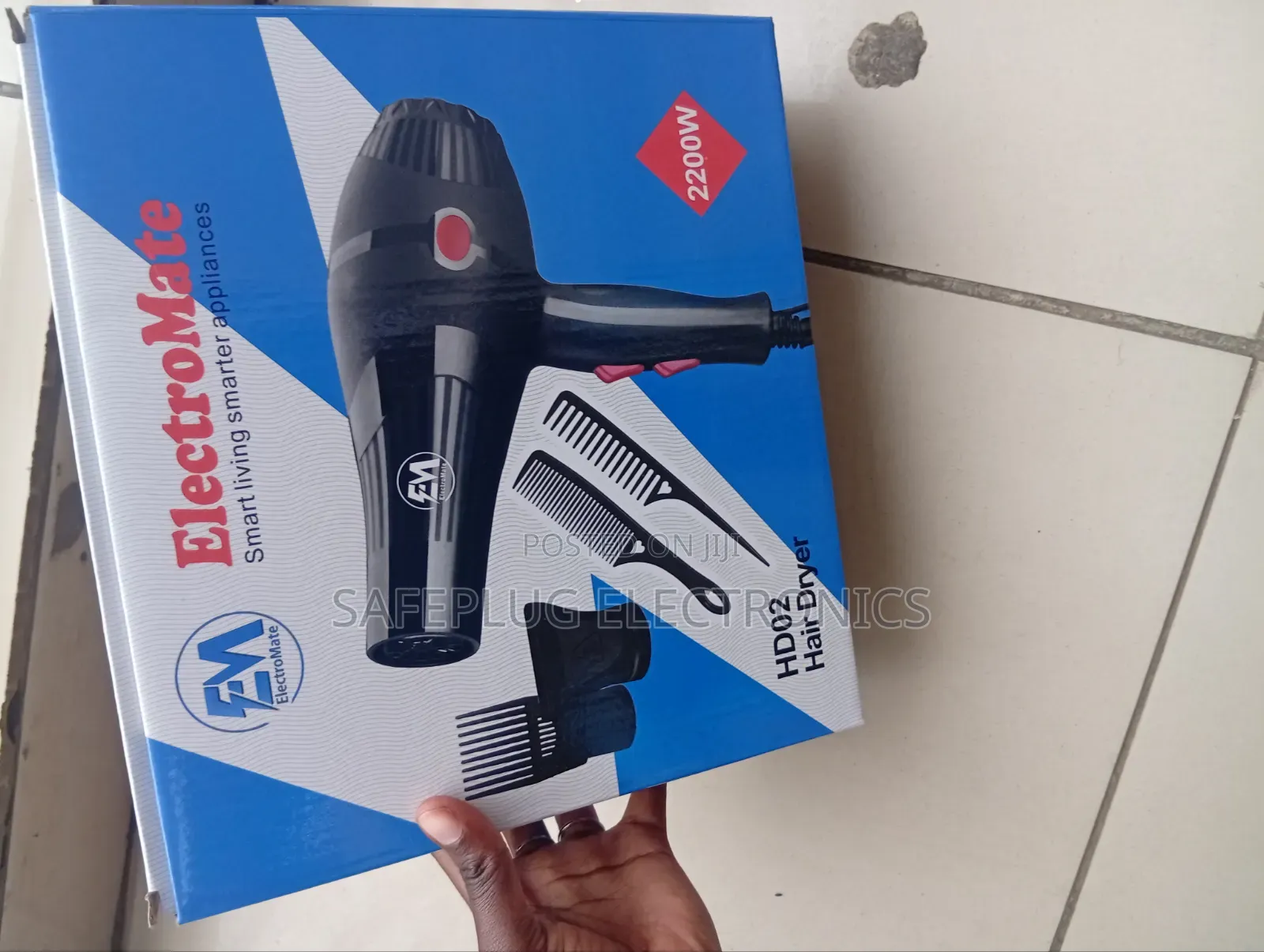 Electromate Hair Blow Dryer – Quick Drying Hair Styling Machine
