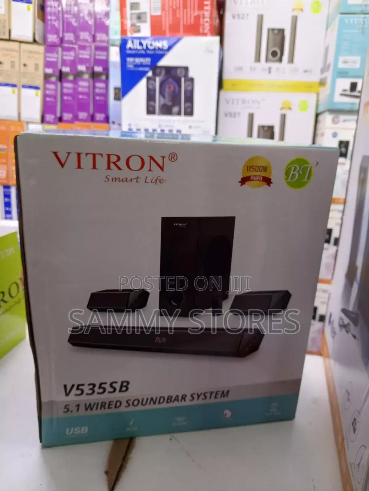 VITRON 5.1 Surround Soundbar System for TV and Home Entertainment