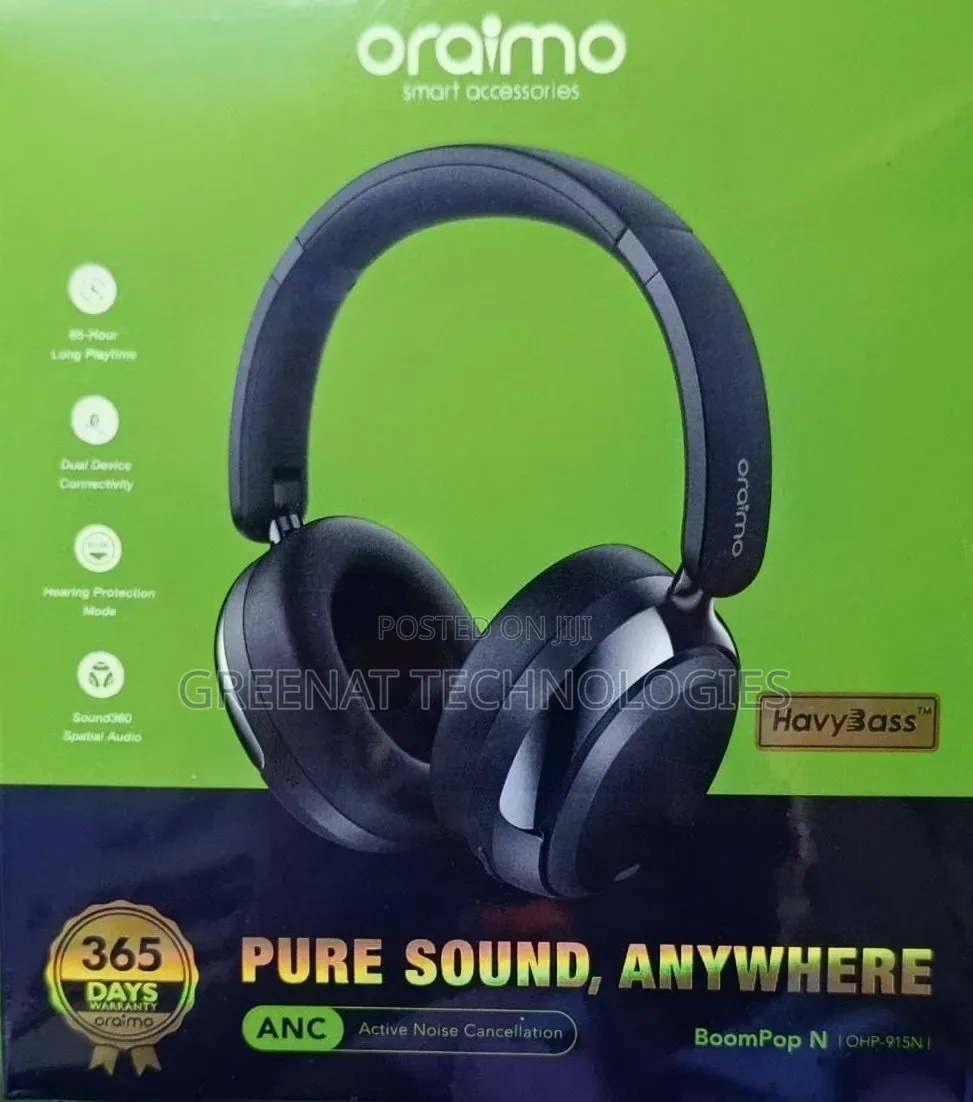 Oraimo BoomPop N OHP-915N Wireless Headphones With ANC
