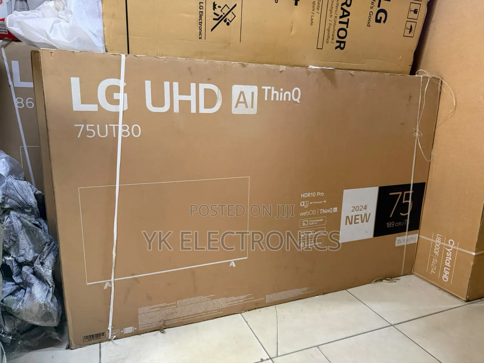 LG 75 Inch Smart Uhd Led TV – Thinq Ai, Model 75ut8000