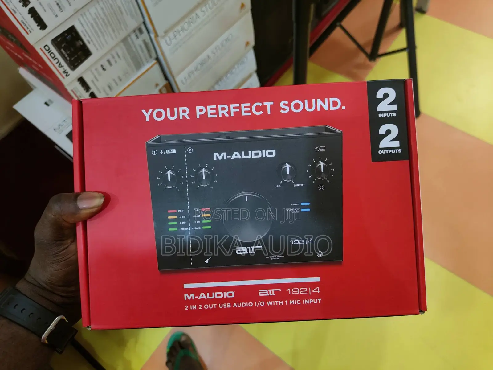 Brand New M-Audio AIR 192|4 Audio Interface – Studio Sound Card (In Bo