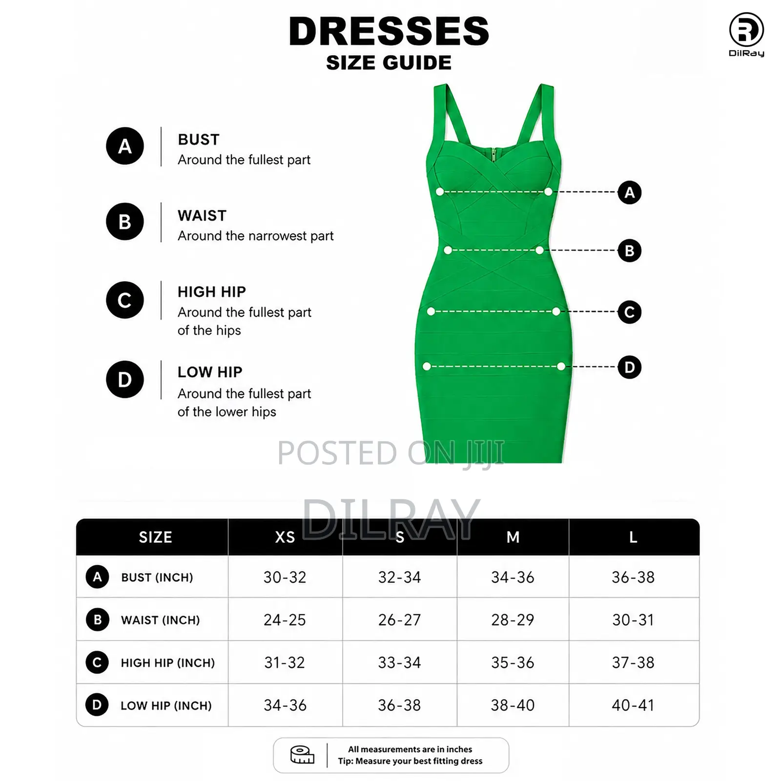 Bandage Green Dress