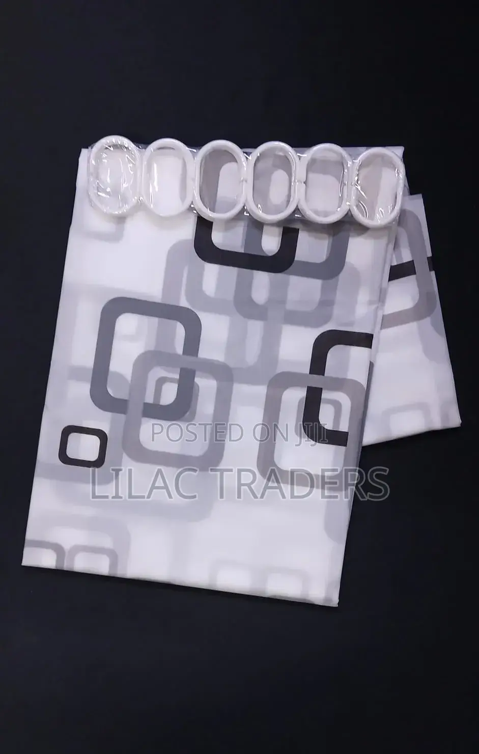 Waterproof Shower Curtain With Hooks