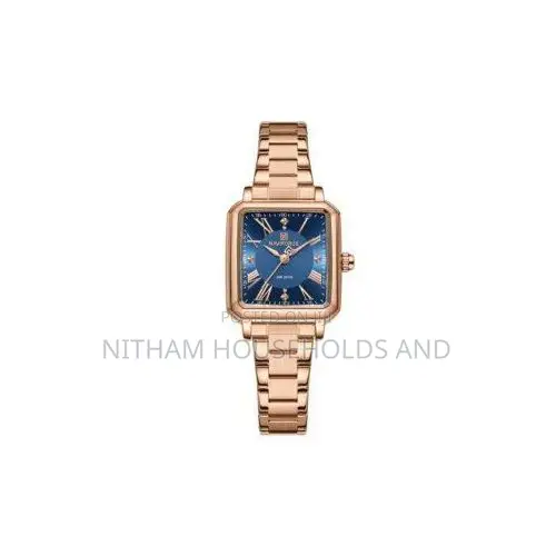 Naviforce Nf5065 Rose Gold Watch Women Brown