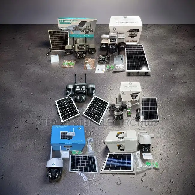 Direct Factory Prices 4G PTZ Dual Triple Four Lens Solar Cameras