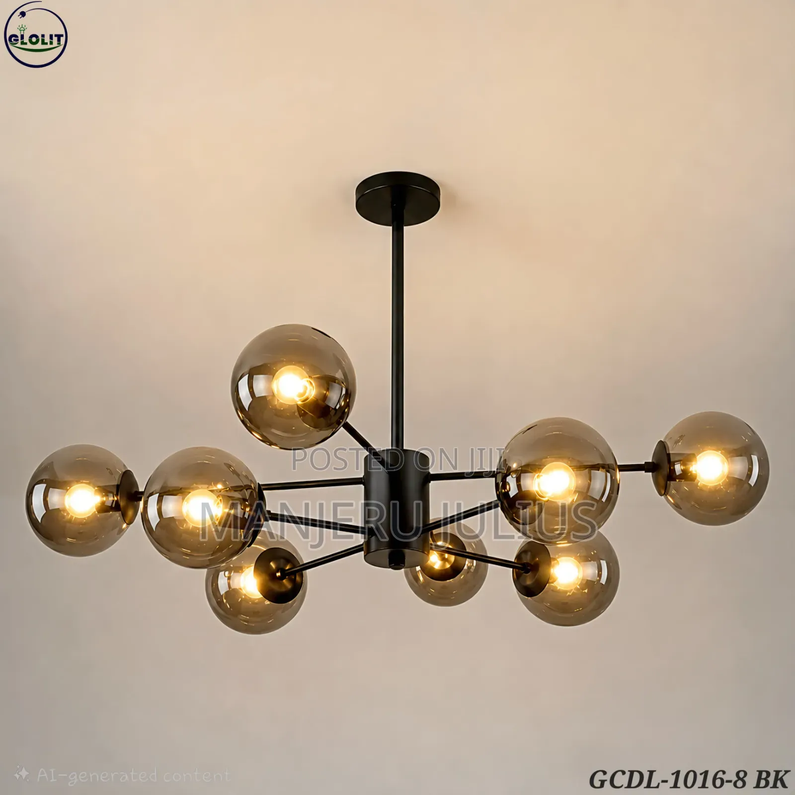 Sphere 8-Light Chandelier