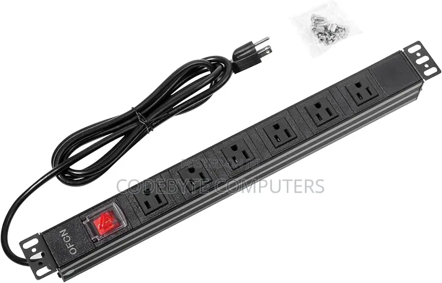 MTN 12-Way Uk Plug PDU Black