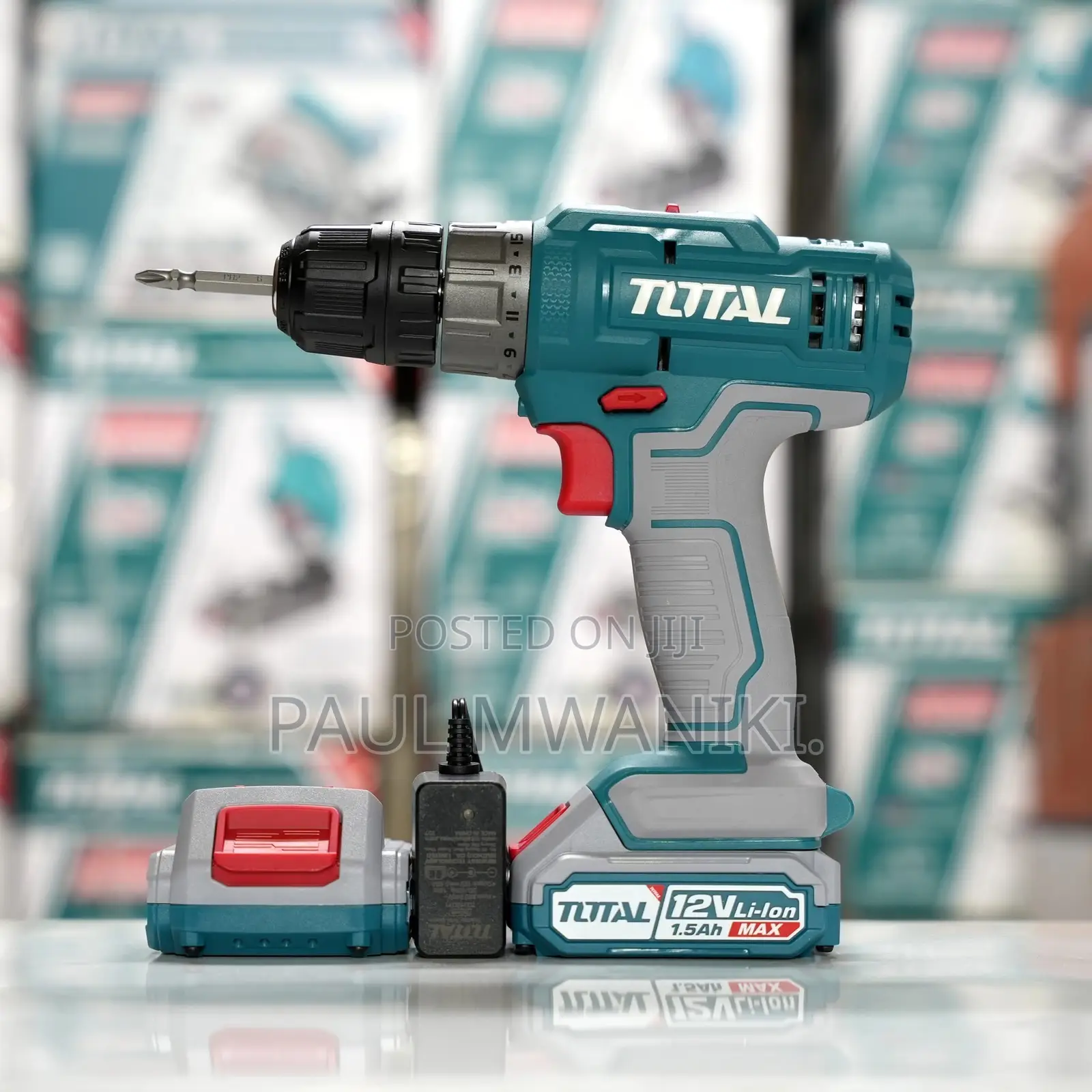 TOTAL 12V Lithium-Ion Cordless Drill – TDL1228