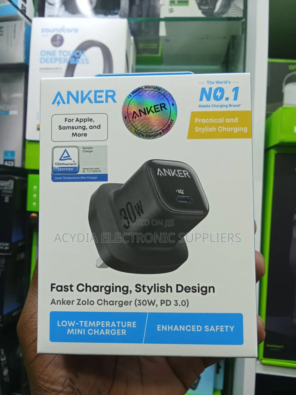 Anker Zolo Charger 30W PD 3.0 Fast Charging