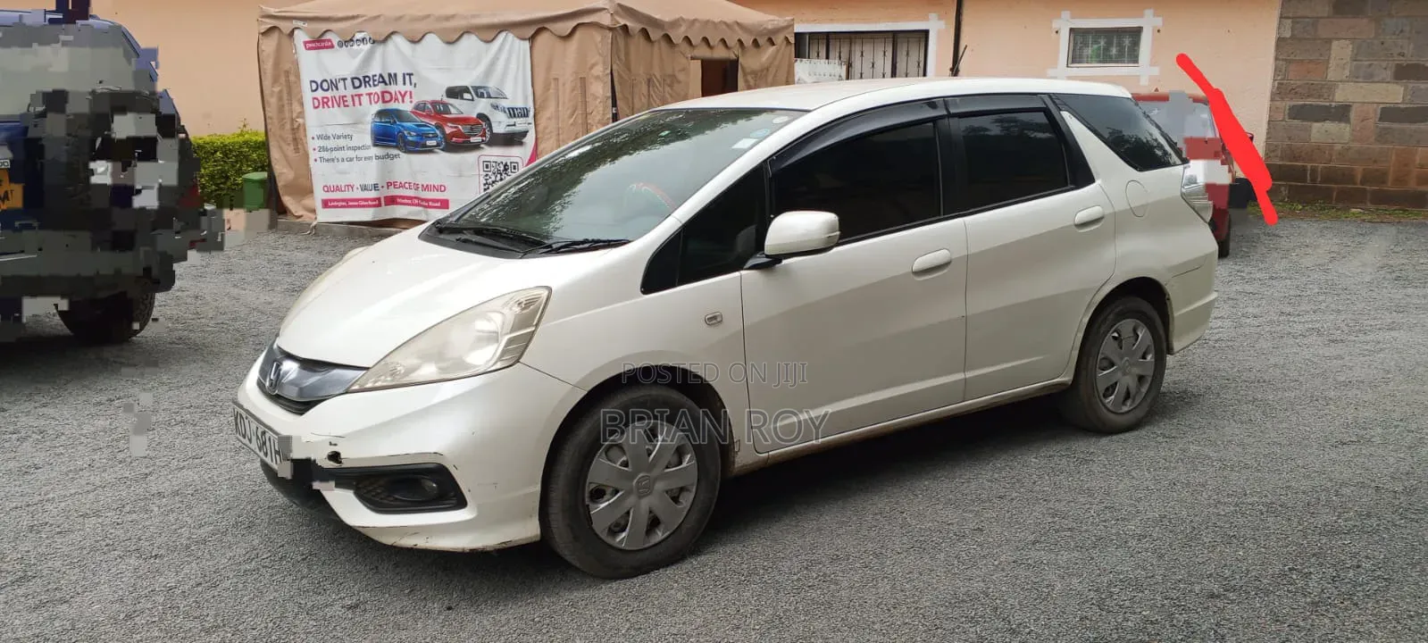 Honda Fit Shuttle 2015 White