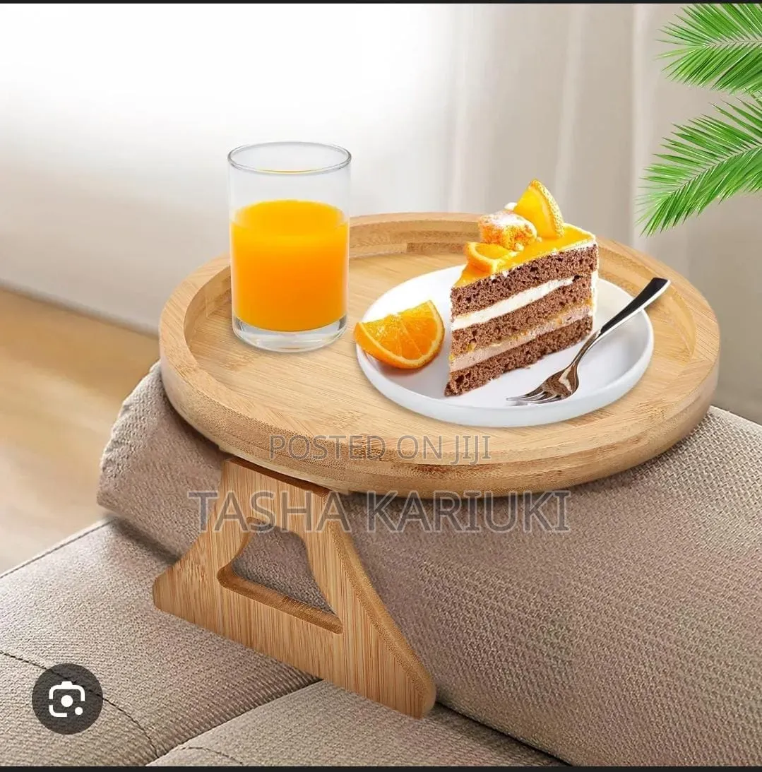 Bamboo Couch Arm Rest Table_ Pamb