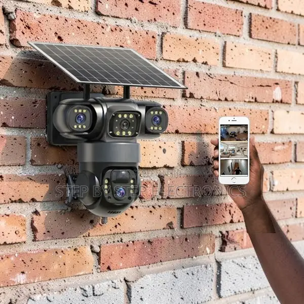 Weather Resistant 20MP Ultra HD 4G PTZ Triple Lens Solar Camera