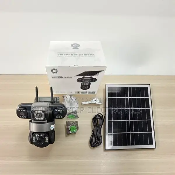 Remote Viewing 20MP Ultra HD 4G PTZ Triple Lens Solar Camera