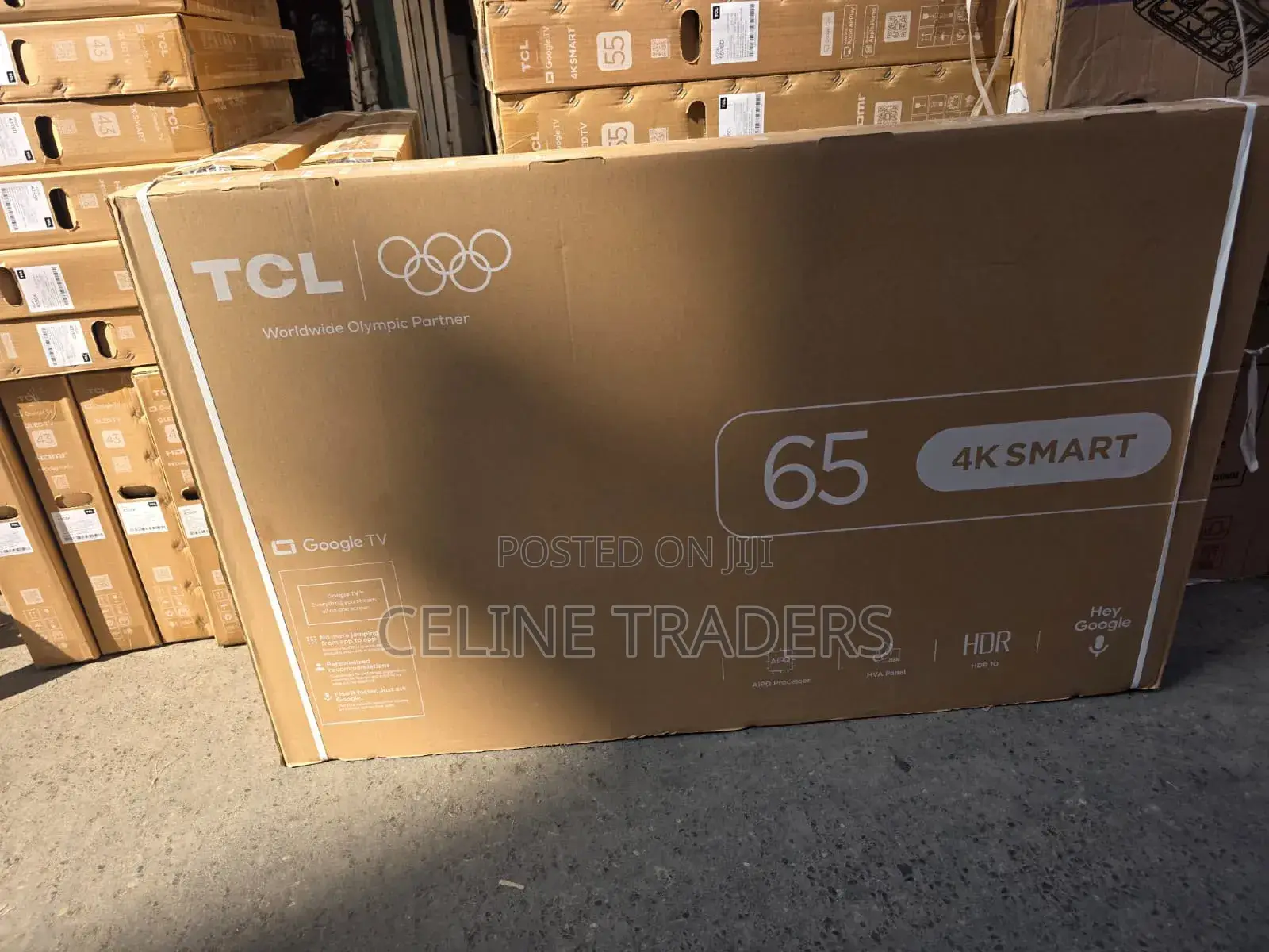 TCL 65-Inch HDR Frameless Smart TV – Premium Home Entertainment