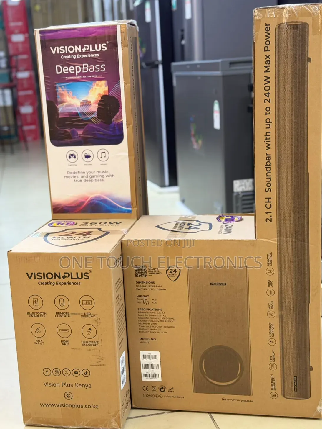 Vision Plus Vp2111b Sound Bar 240watts