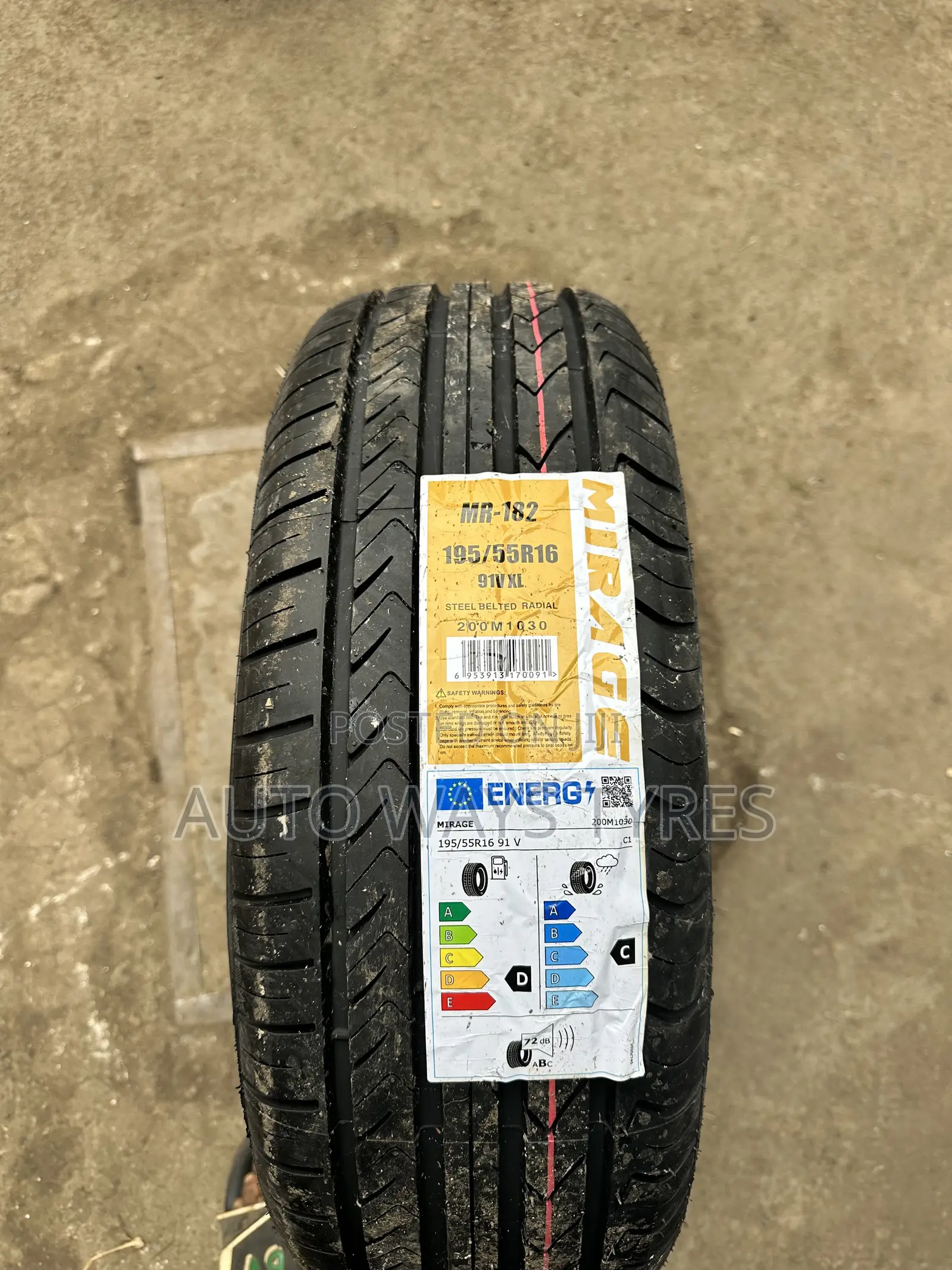 195/55r16 Mirage