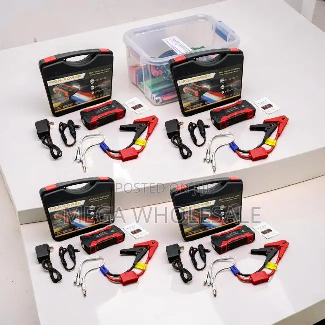 Tire Inflator Power Bank 12V 99800mAh Car Jump Starter Battery Booster