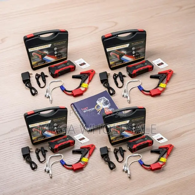 Air Compressor Pump 12V 99800mAh Car Jump Starter Battery Booster