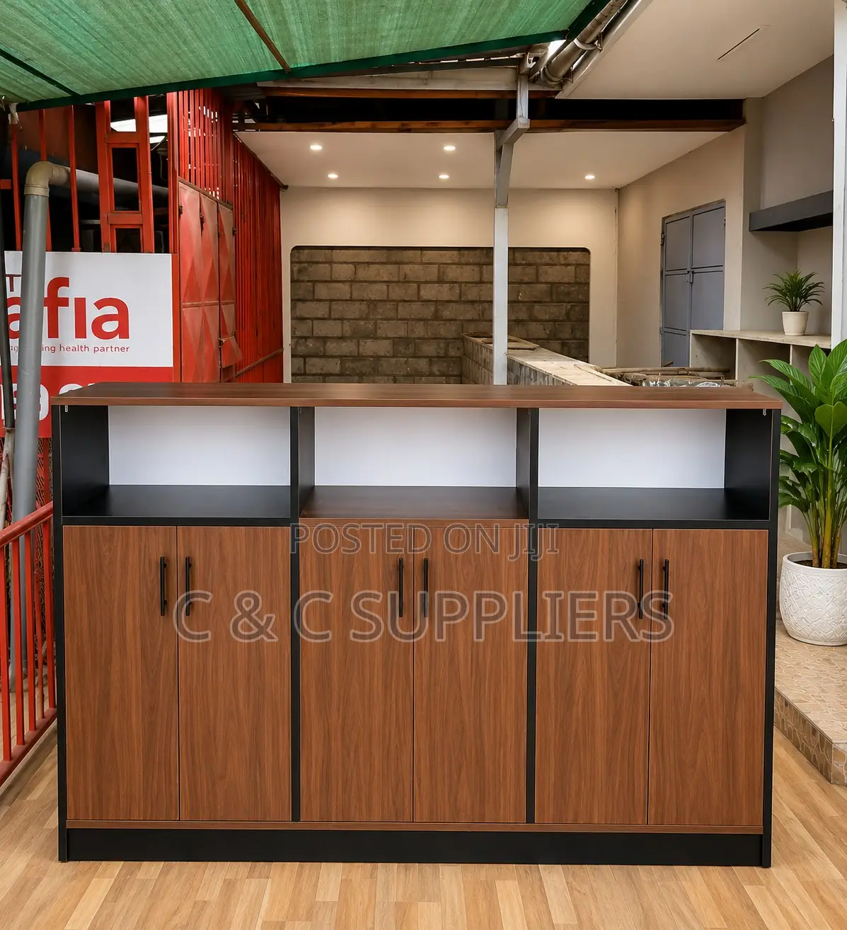 6-Door Credenza Filling Cabinet.