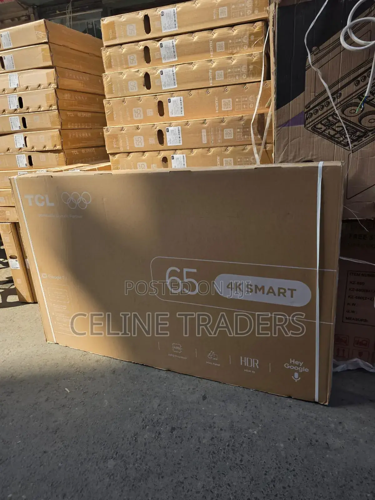 TCL 65-Inch Smart TV – HDR Display, Google TV Chromecast