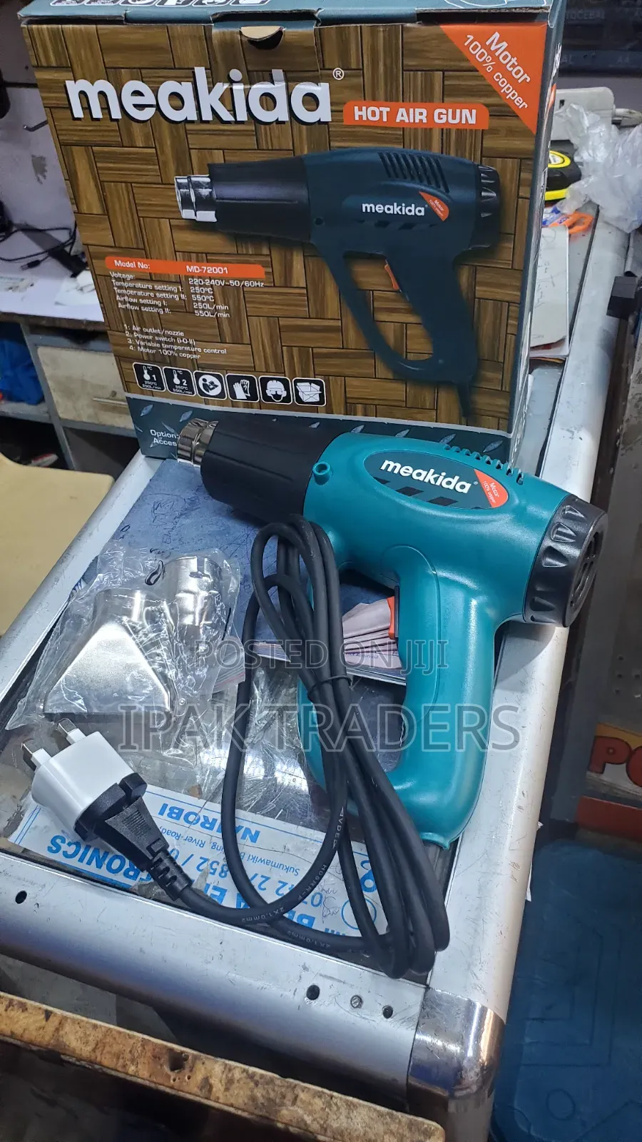 2000W Hot Air High Quality Heat Gun Heavy Duty Power Tool